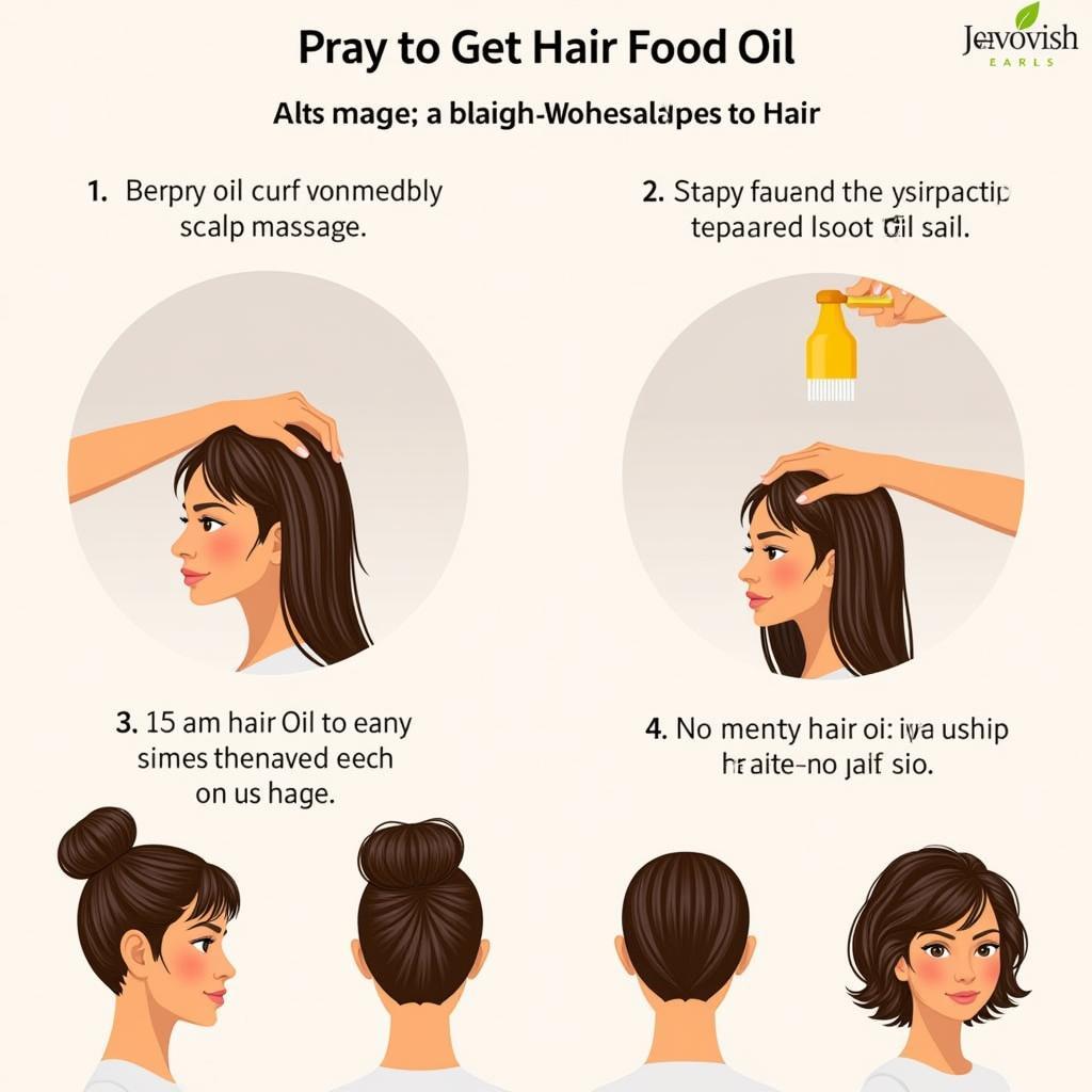 How to Apply Hair Food Oil