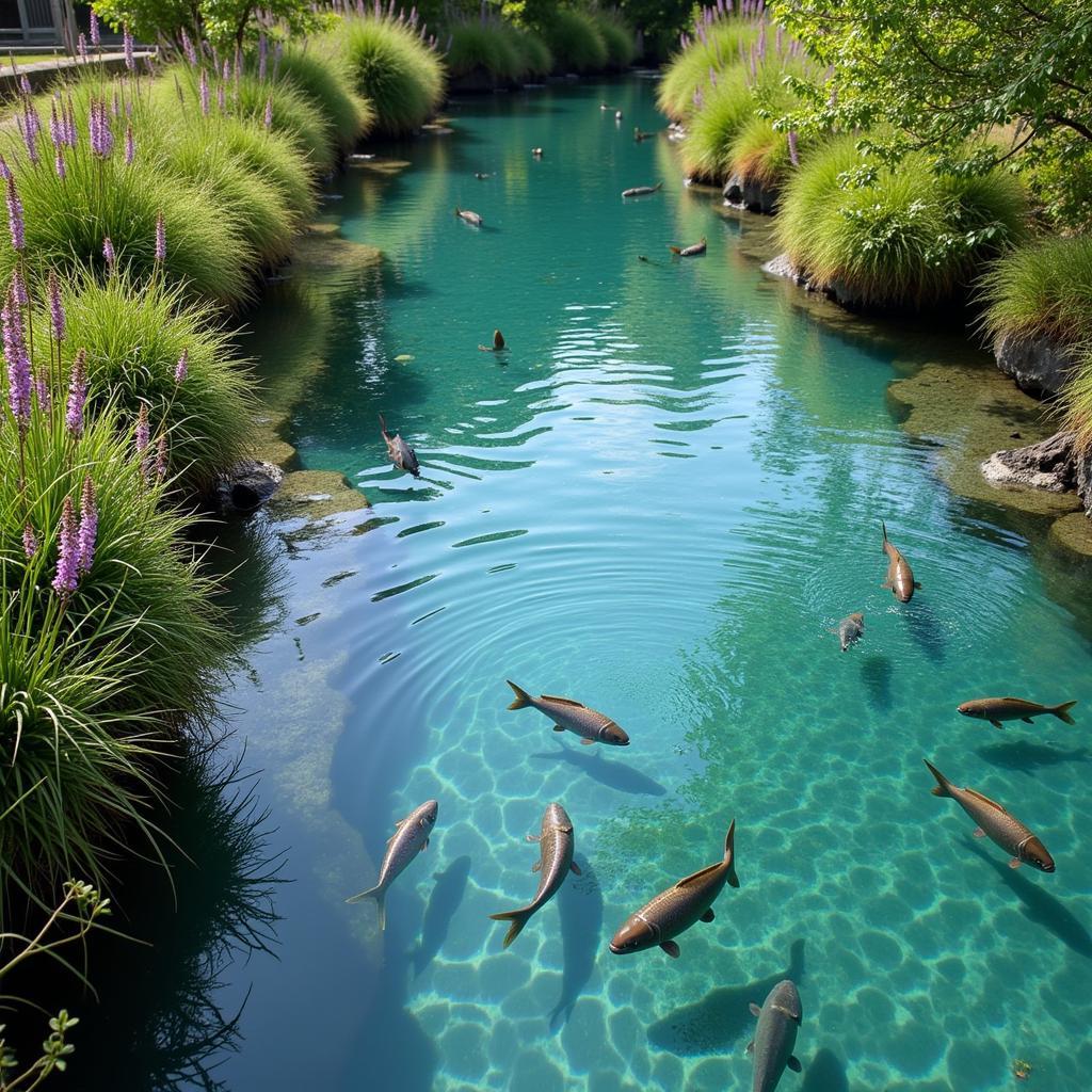 Trout Farm Utilizing Artesian Spring Water