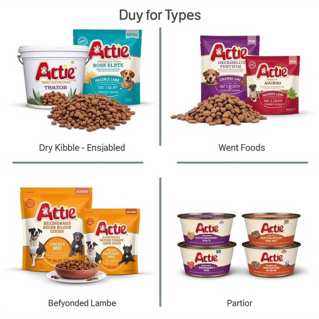 Artie Dog Food Variety