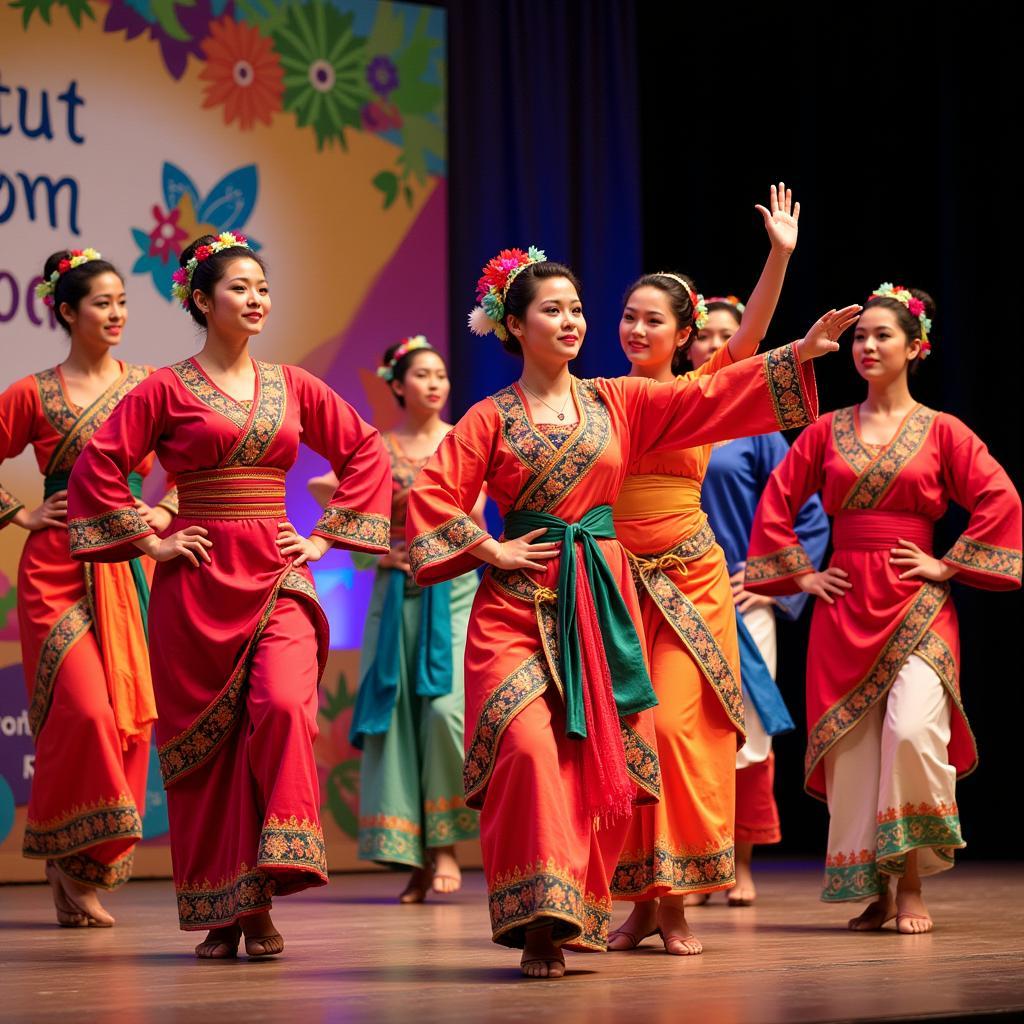 Cultural performances at the Asian Food Festival in Phoenix