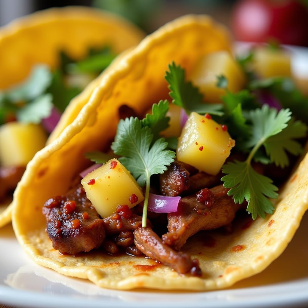 Authentic Latin American Tacos al Pastor