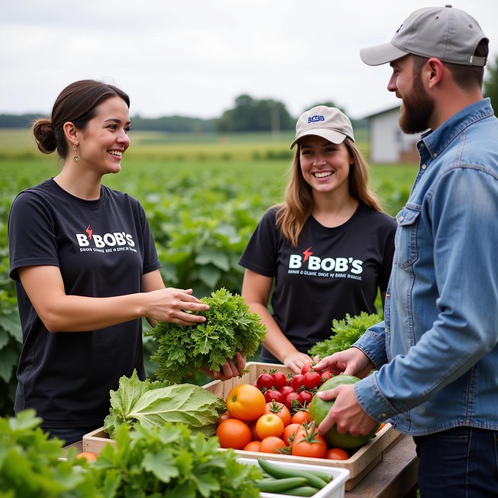 B Bob's Foods Partners with Local Farmers