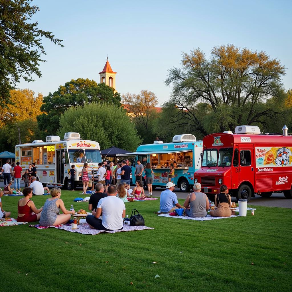 Bakersfield Central Park Food Trucks