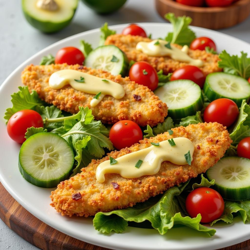 Barber Foods Chicken Fingers Salad