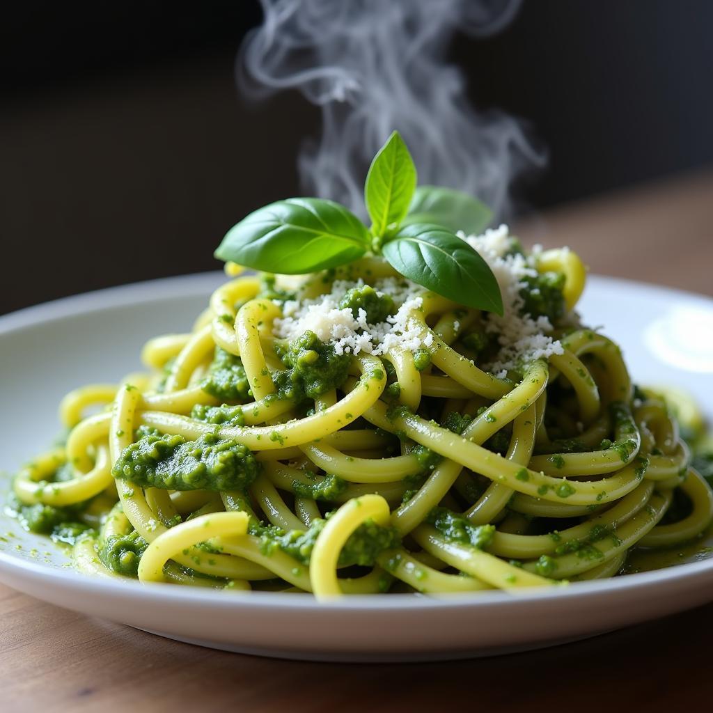 Fresh Basil Pesto Pasta