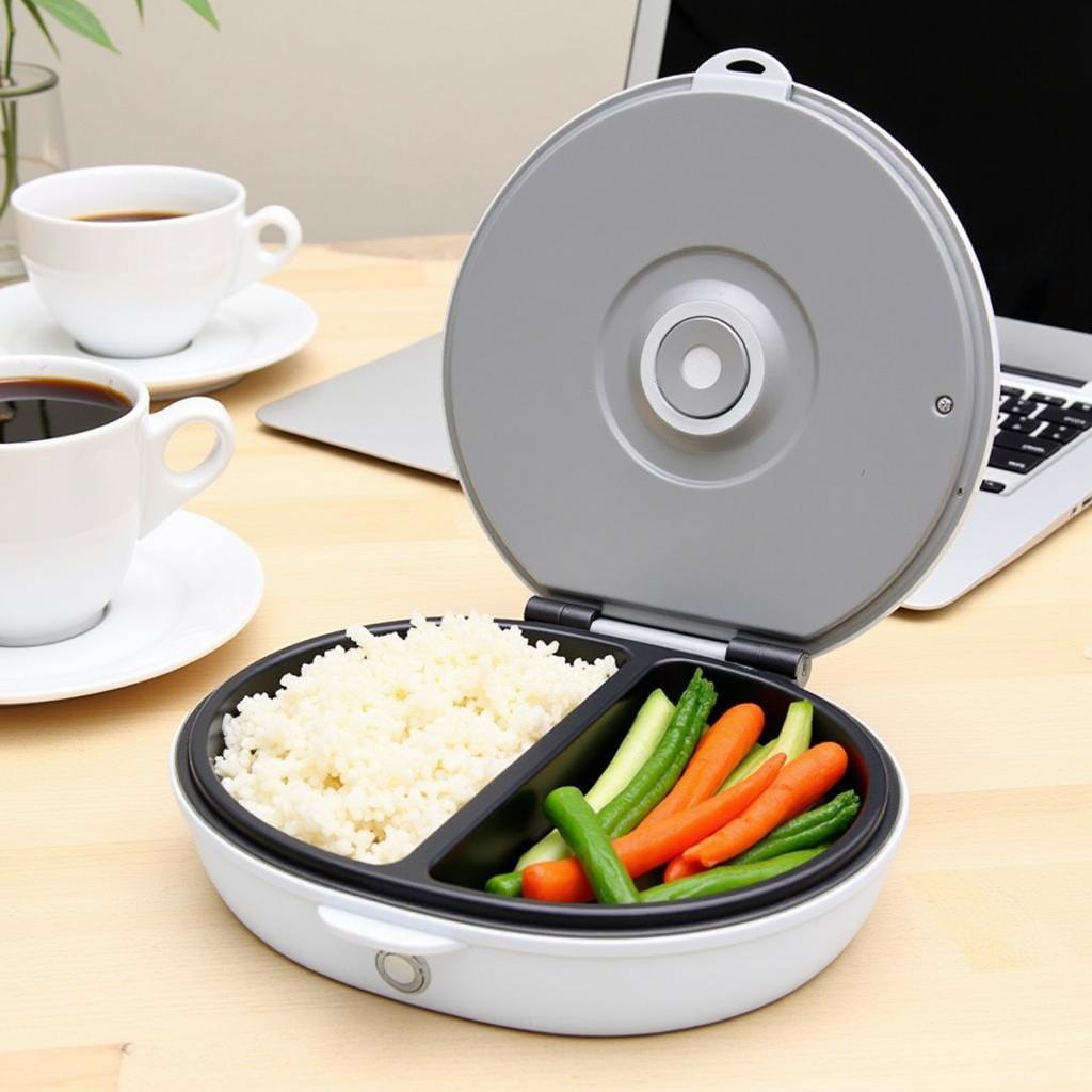 Battery Operated Food Heater with Multiple Compartments