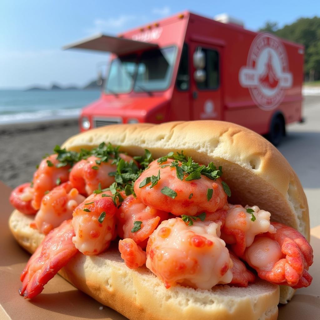 Bayside Undertow Food Truck's Lobster Roll