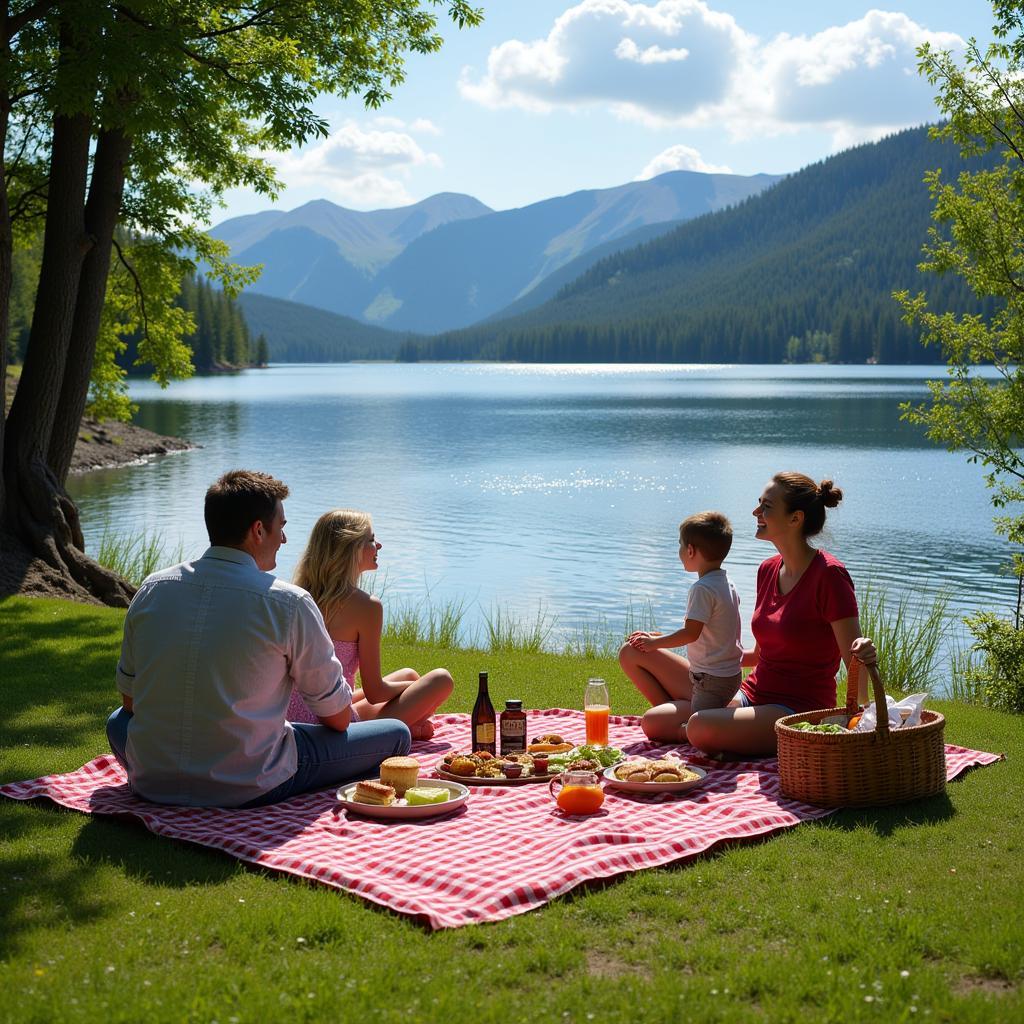 Bear Lake Picnic by the Lake