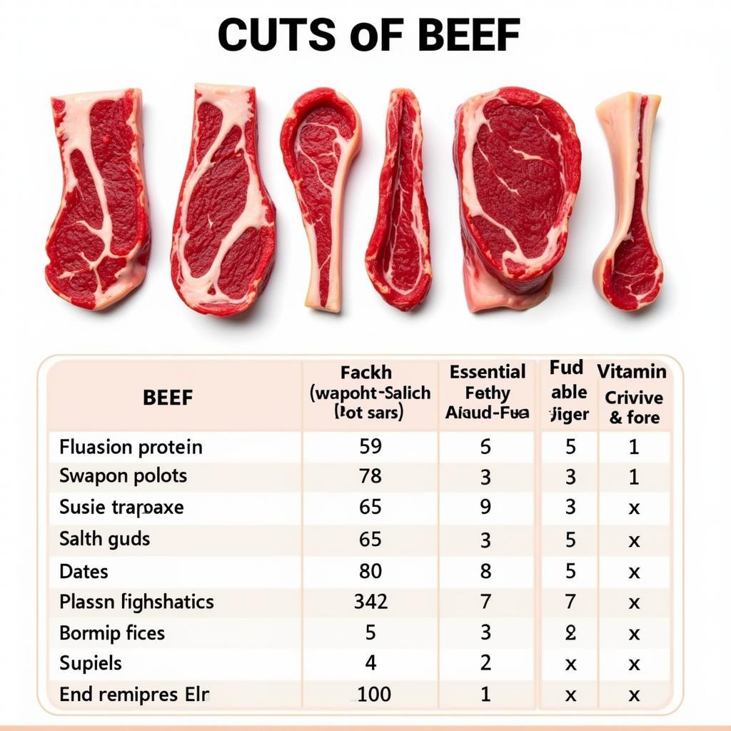 Beef Dog Food Nutrients