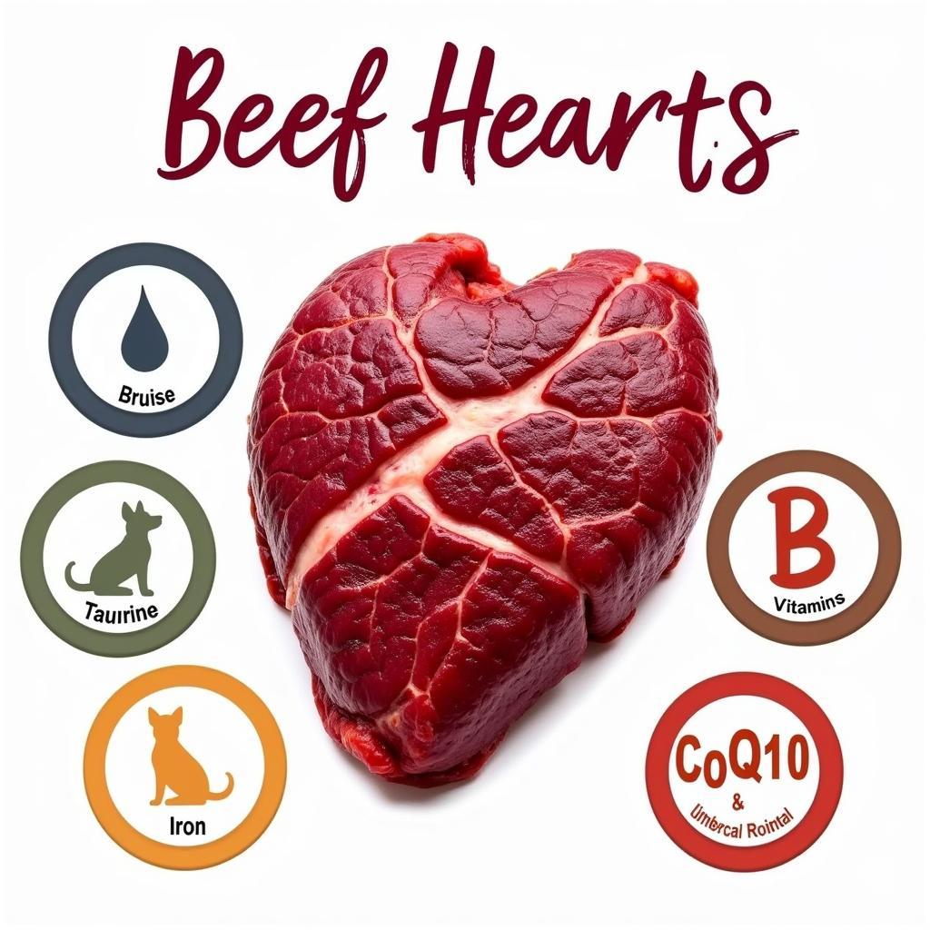 Beef Heart Nutrients for Dog Food