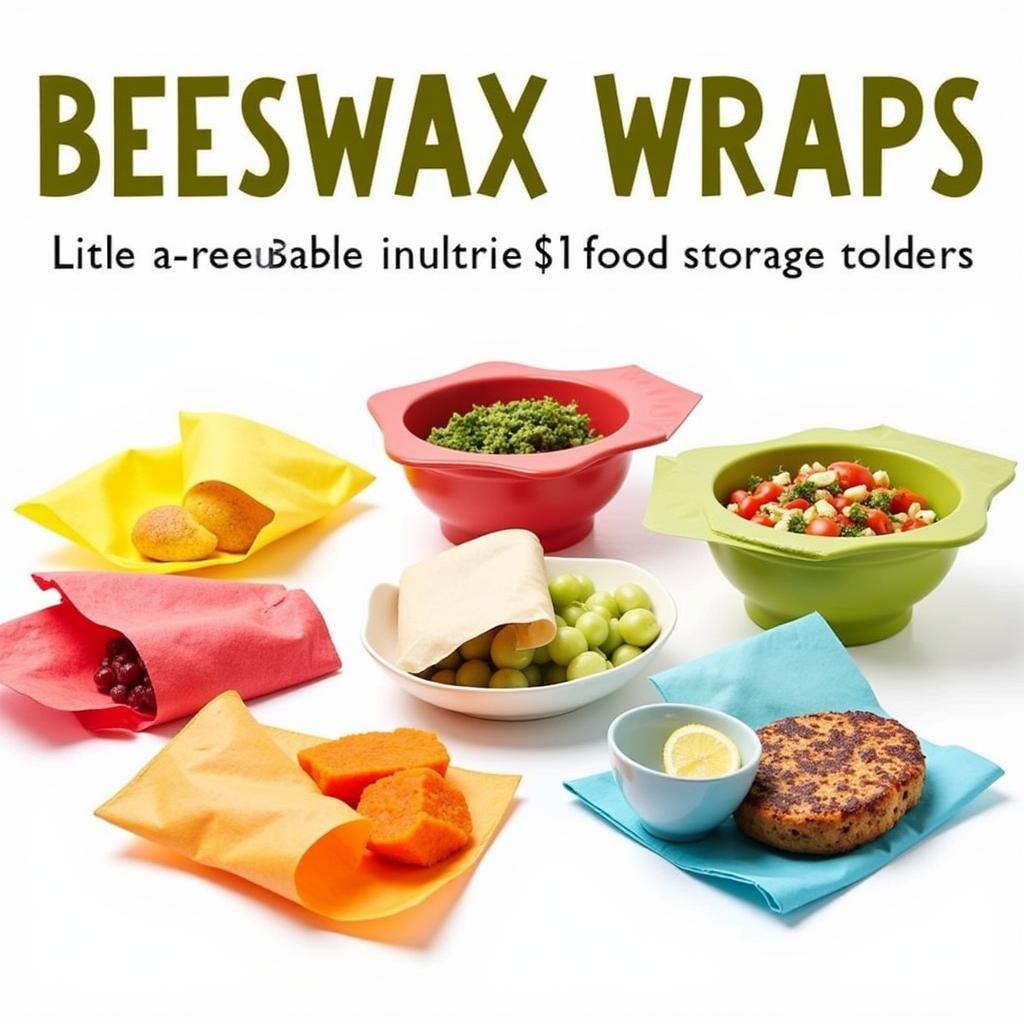 Beeswax food wraps offer a sustainable alternative to traditional plastic wrap.