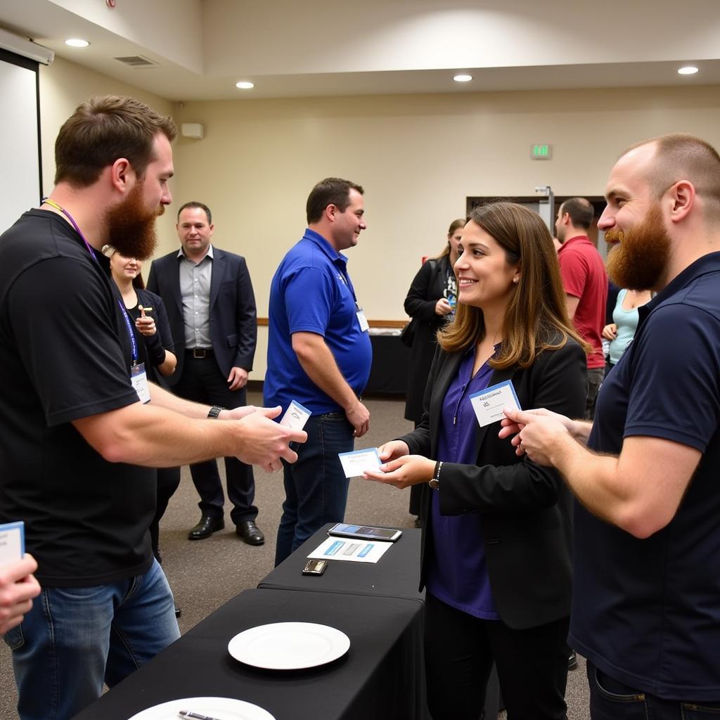 Networking at the Ben E. Keith Food Show