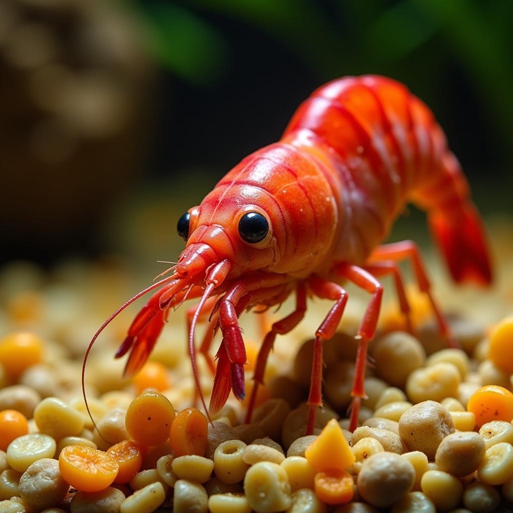 Benibachi Food Enhances Shrimp Color