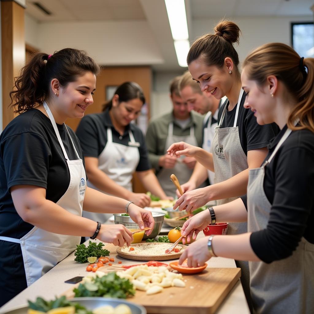 Cooking Class at Benny's Food Pantry