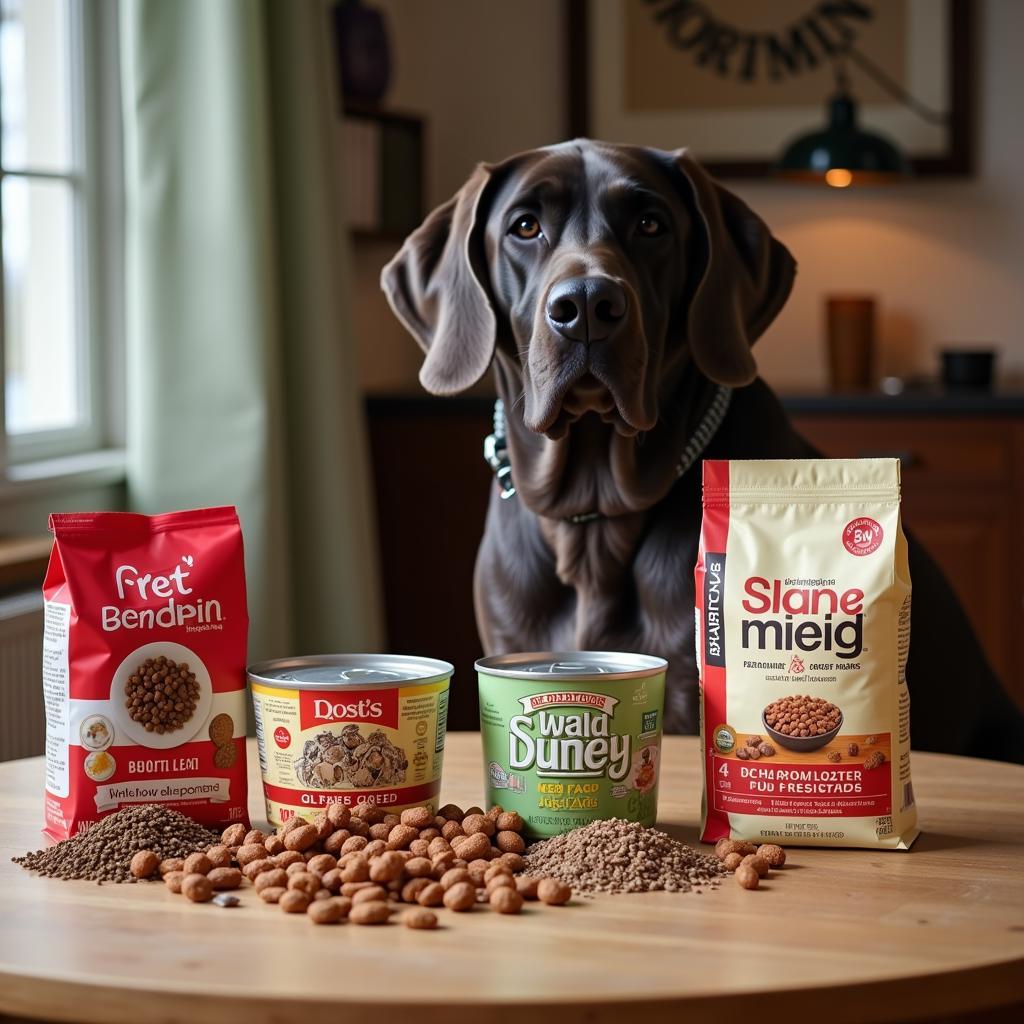 Variety of Dog Food Options for Great Danes with Sensitive Stomachs