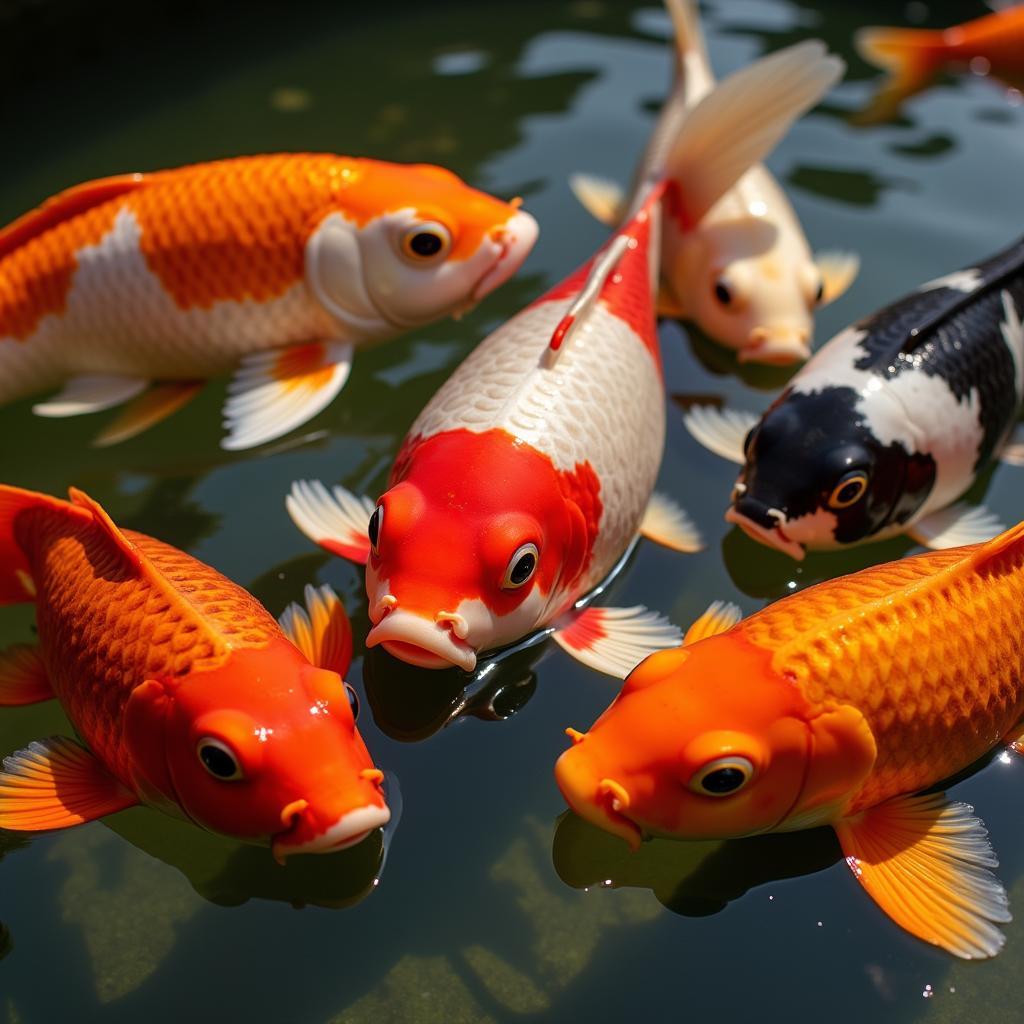 Best Koi Food for Color Enhancement