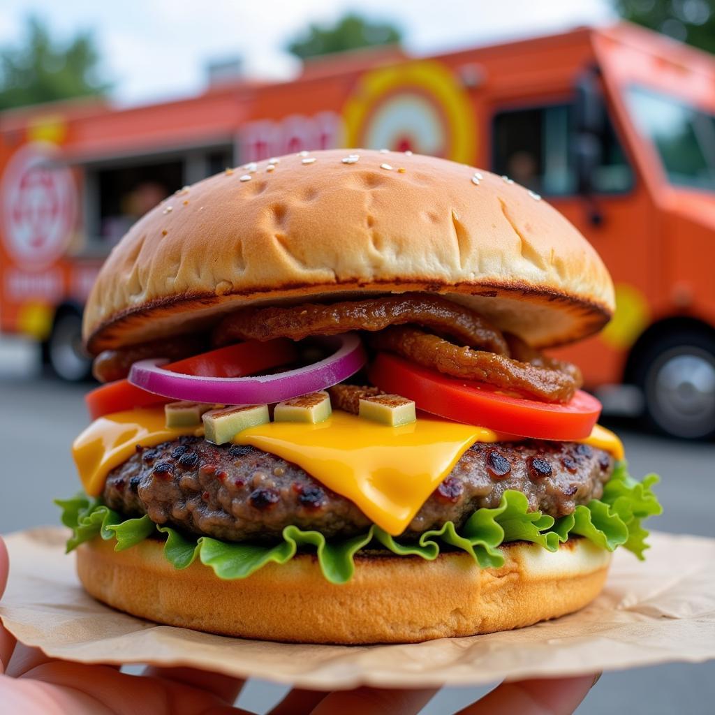 Big Papa's Food Truck Signature Burger