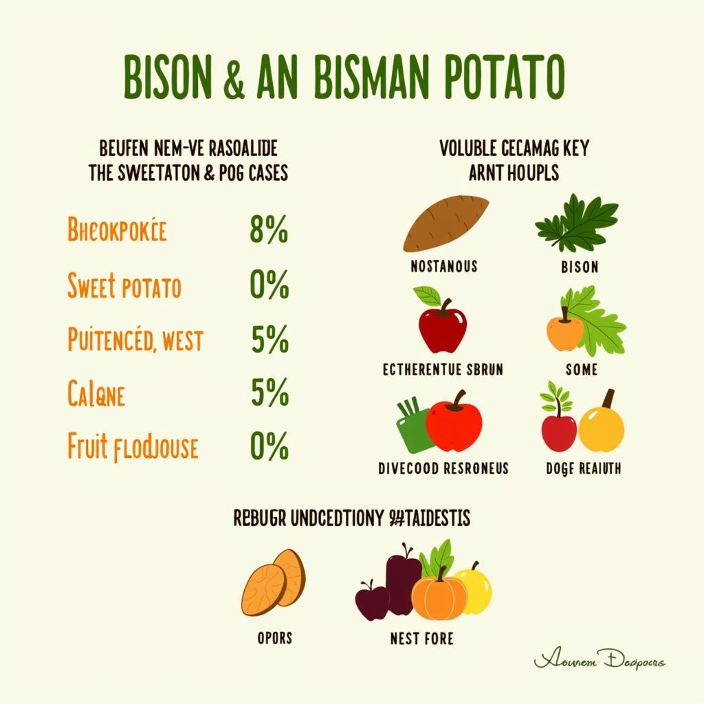 Bison and Sweet Potato Dog Food Ingredients List