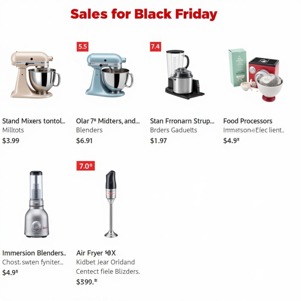 Black Friday Kitchen Gadgets Deals: Stand Mixers, Blenders, and More