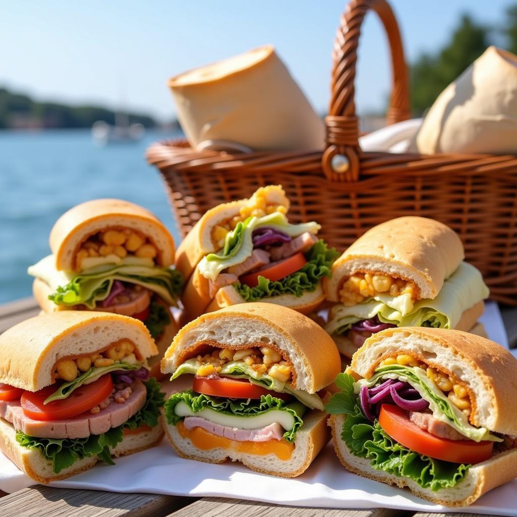 Delicious and easy-to-pack sandwiches and wraps for your next boat trip.