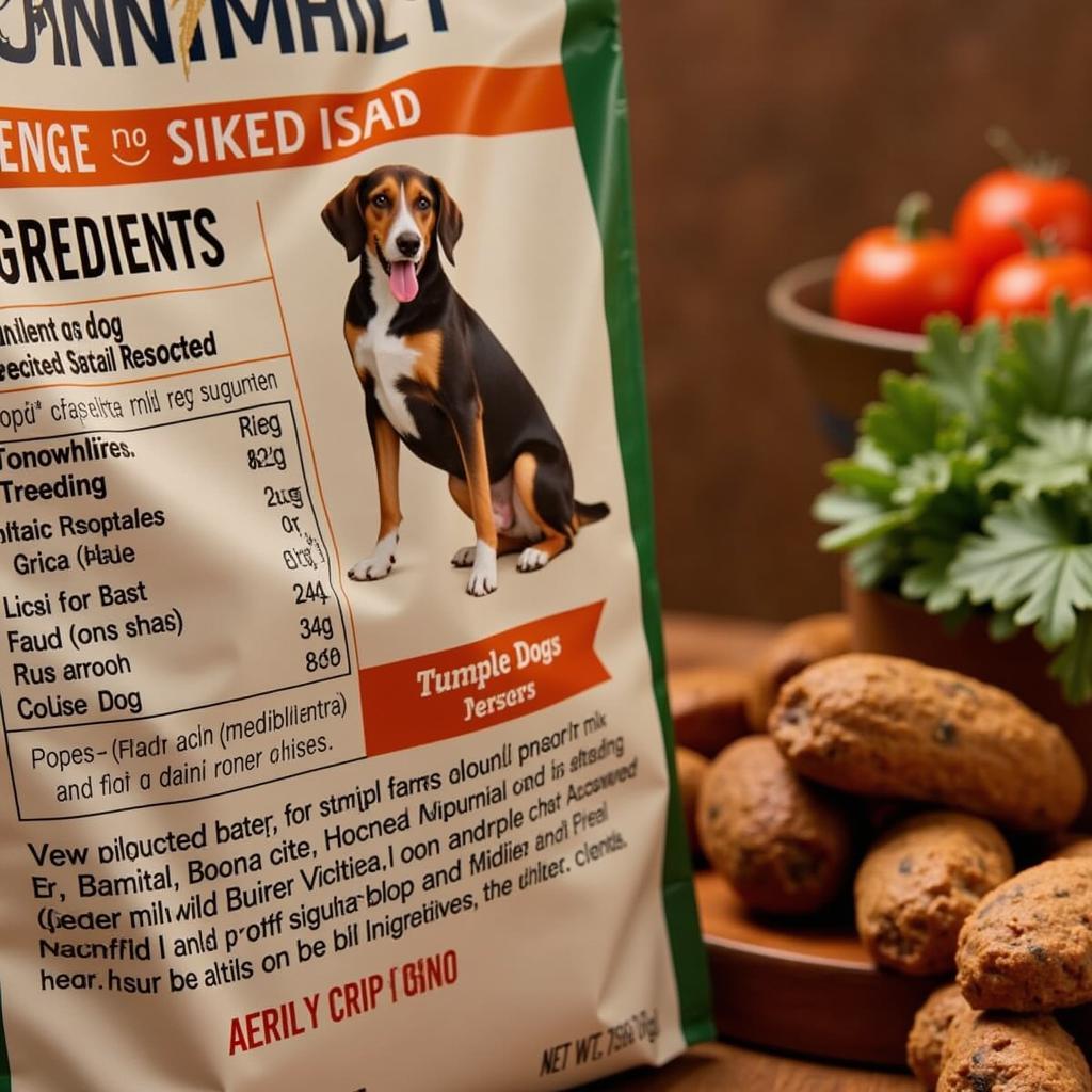 Bonnihill Farms Dog Food Ingredients List