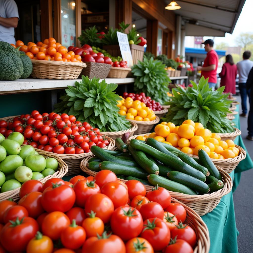 Bow Edison Food Trail Farm Fresh Produce at Local Market