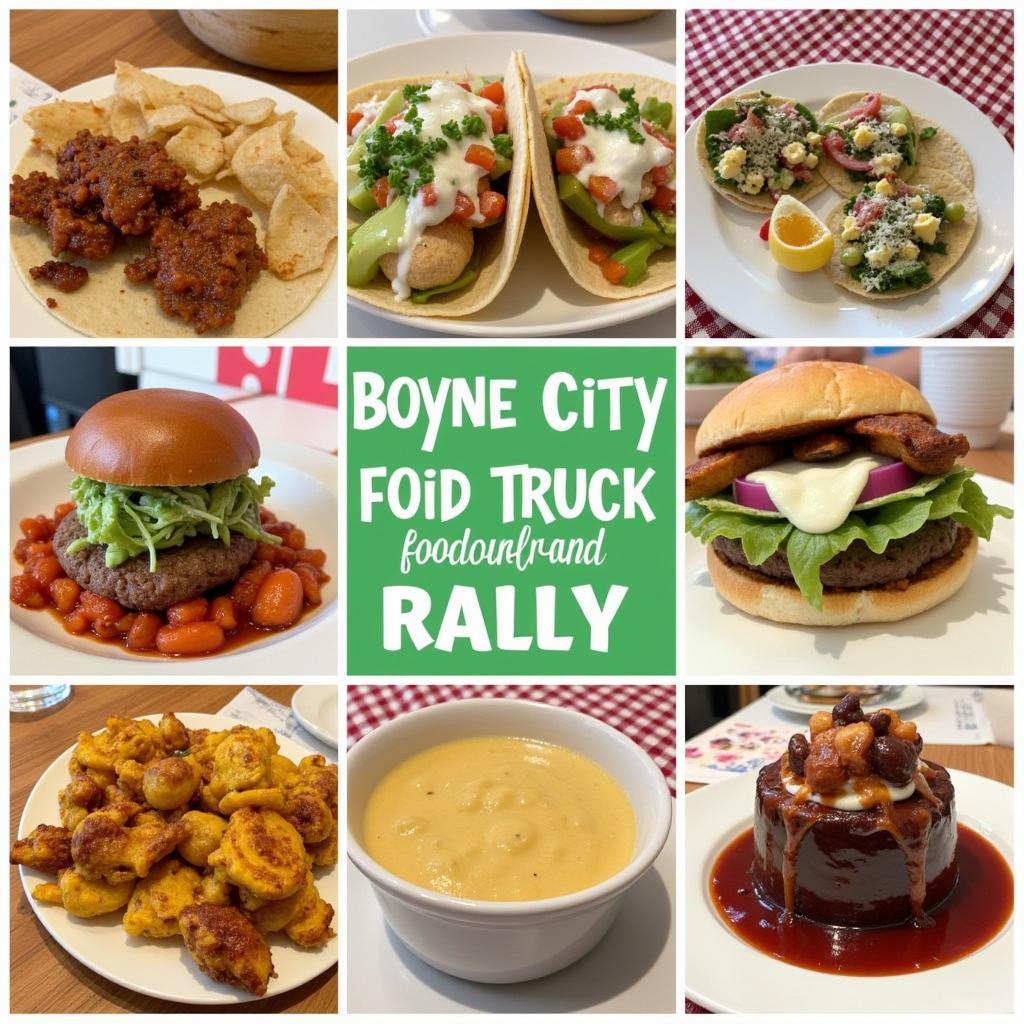 Boyne City Food Truck Rally Food Variety