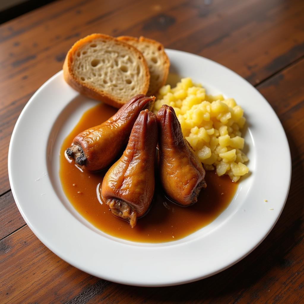 Braised Pig's Feet in German Cuisine