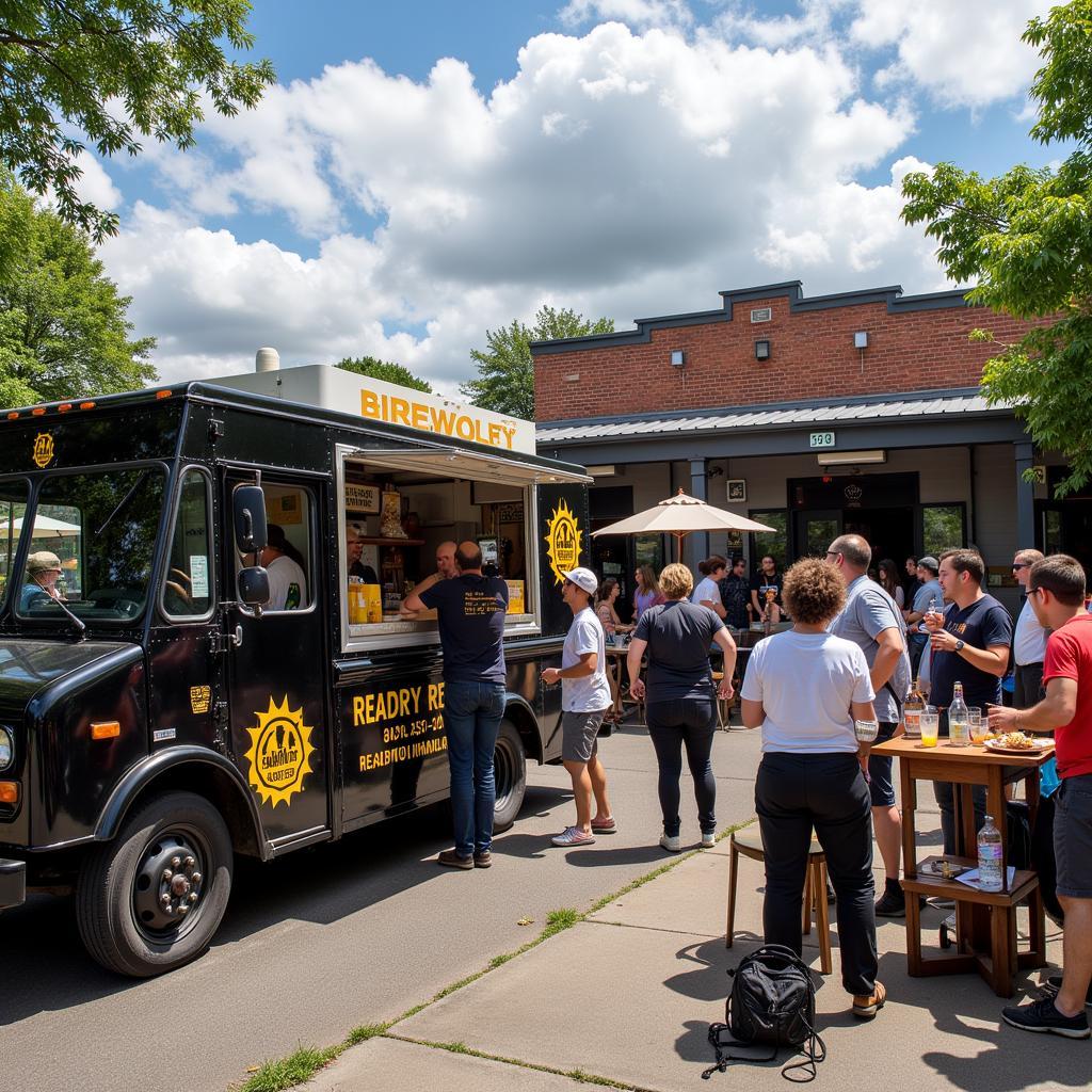 Brewery with Food Truck and Live Music