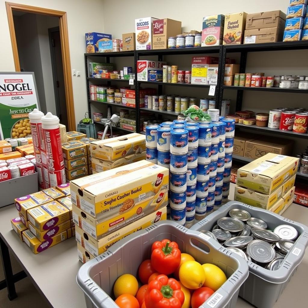 Food Donations at a Brooksville Florida Food Pantry