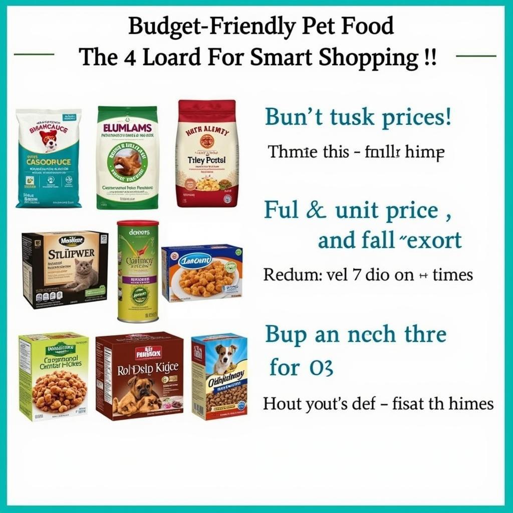 Affordable and Nutritious Pet Food Choices