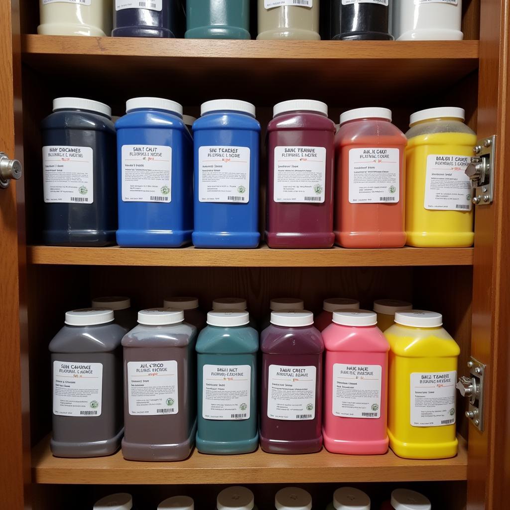 Proper Storage of Bulk Food Dye