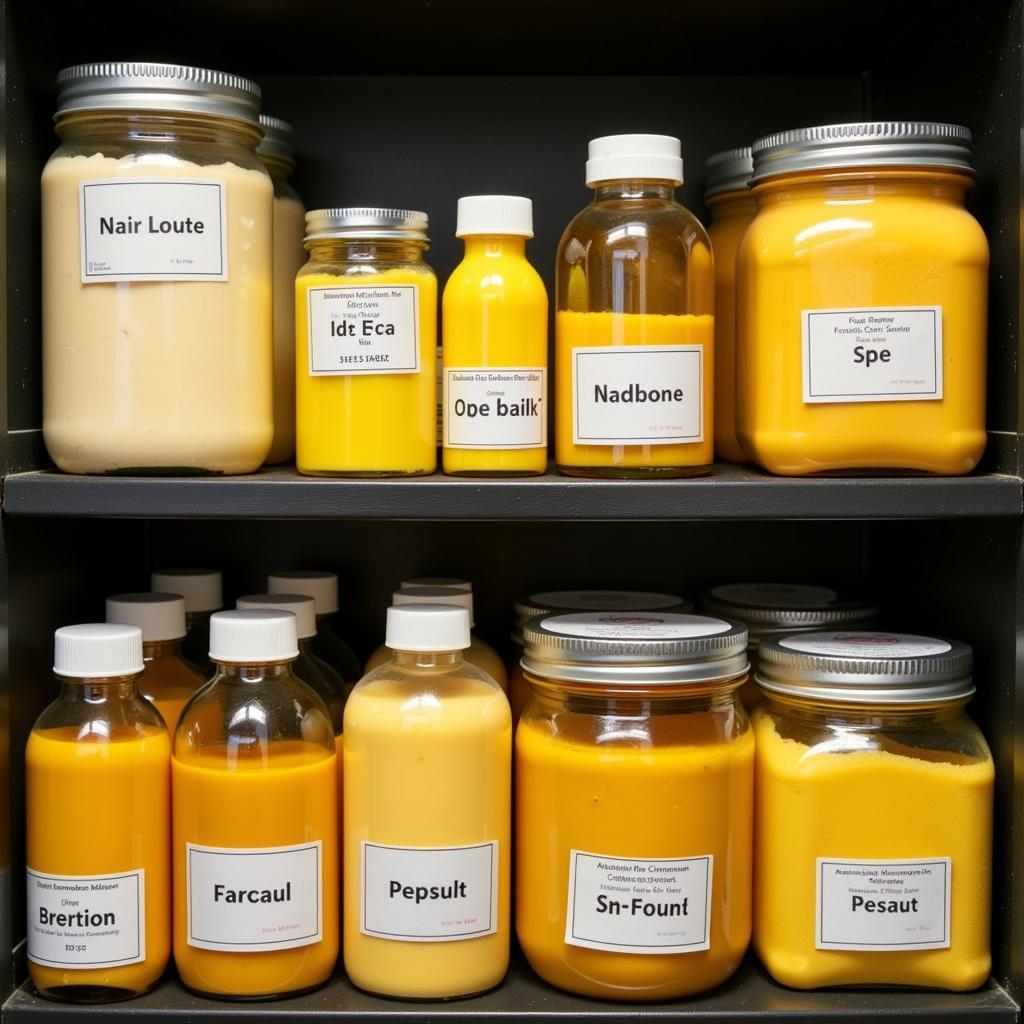 Proper Storage of Bulk Yellow Food Coloring