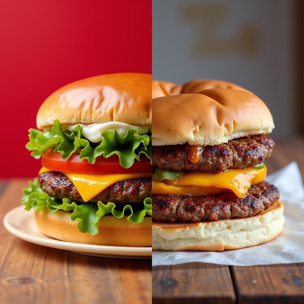 Burger vs. Reality: A Common Fast Food Fail