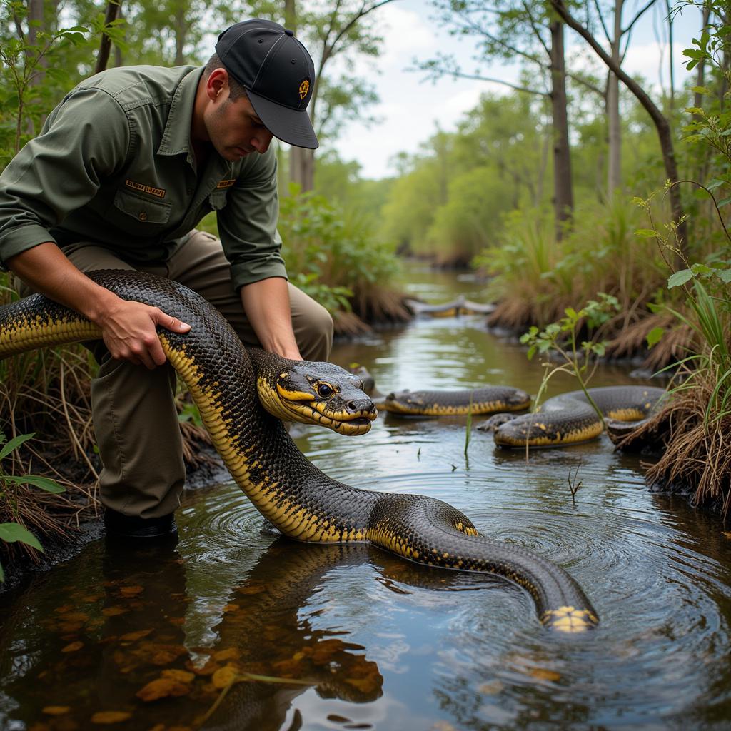 Burmese Python Trapping Program in Everglades