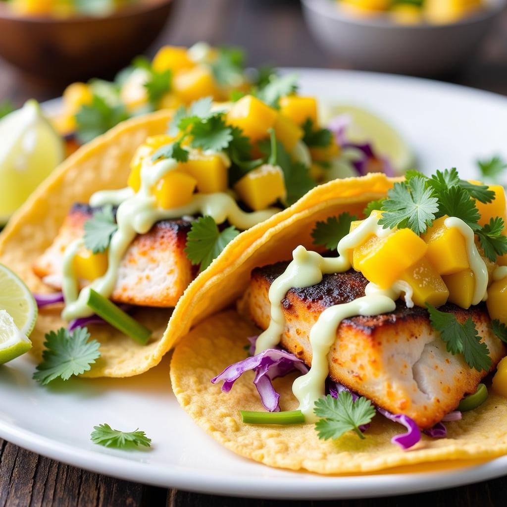 Delicious Cal Mex Tacos with Fresh Ingredients