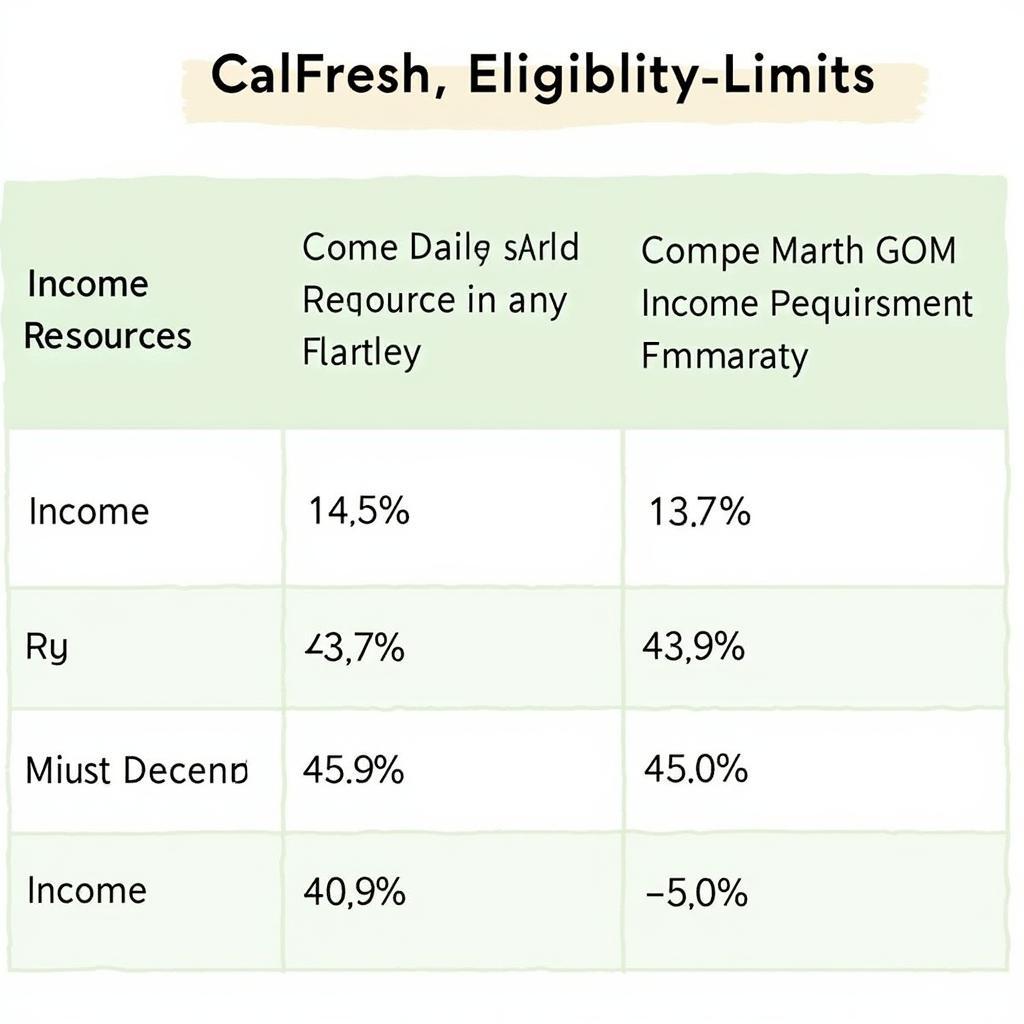 CalFresh Eligibility Requirements in Cadiz, CA