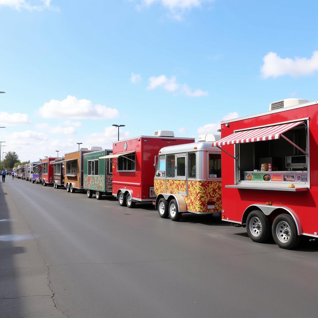 Food trailers for sale in sunny California