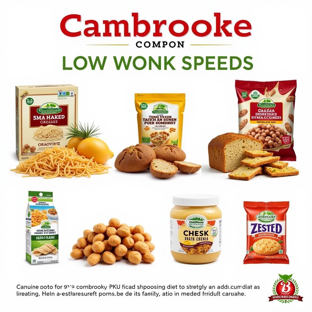 Cambrooke Foods PKU Product Range