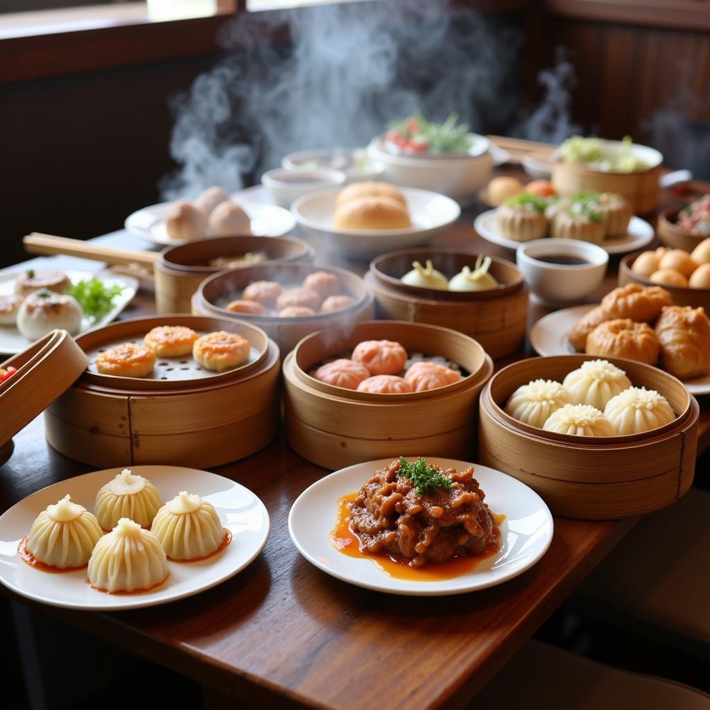 Cantonese Dim Sum Spread in Conroe