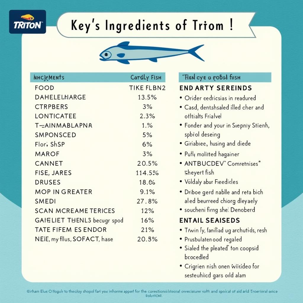 Cargill Triton Fish Food Ingredients Breakdown