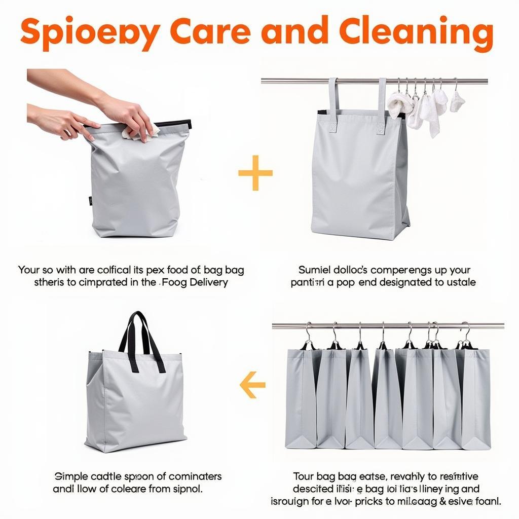 Caring for Insulated Food Delivery Bags