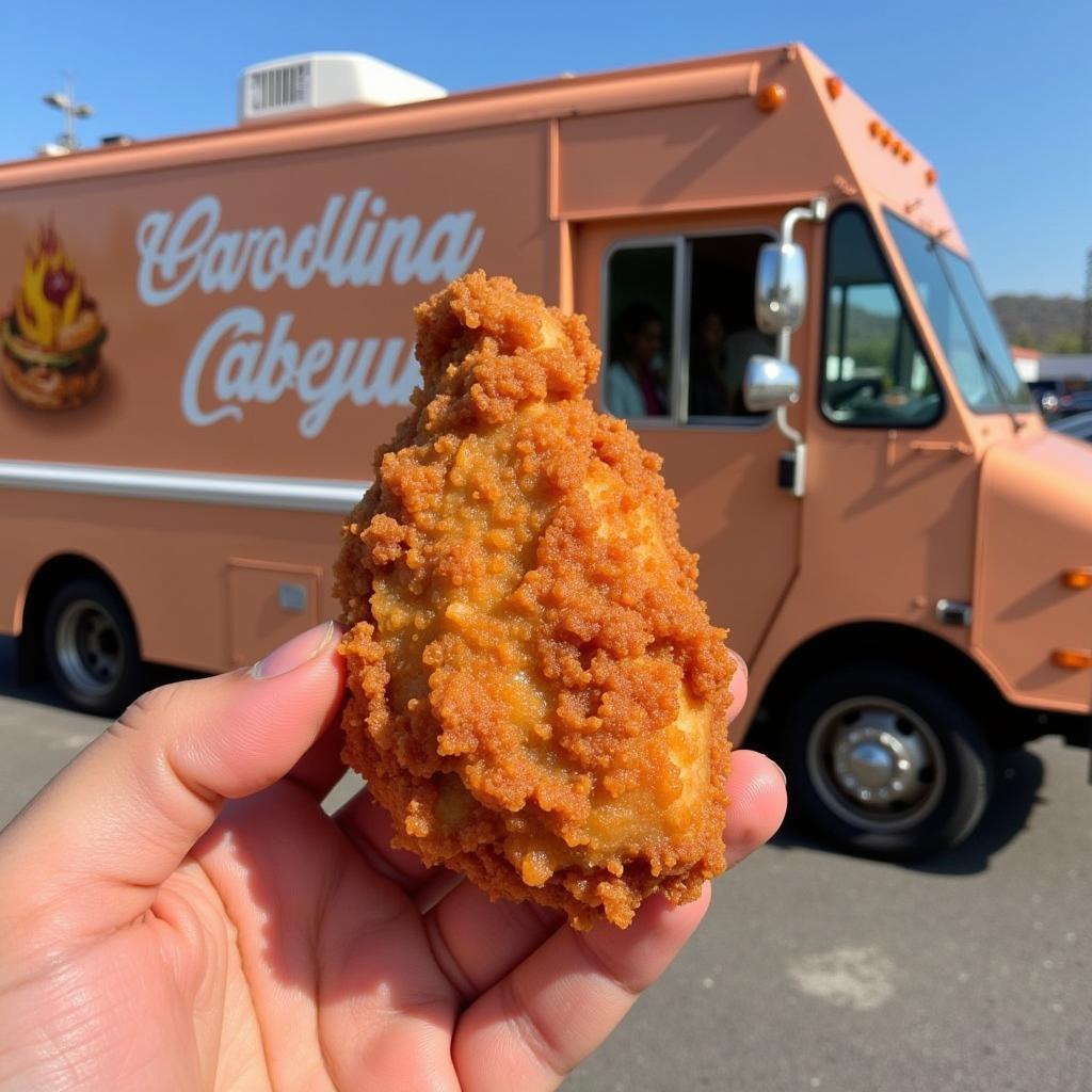 Carolina Cookin' Food Truck Serving Fried Chicken