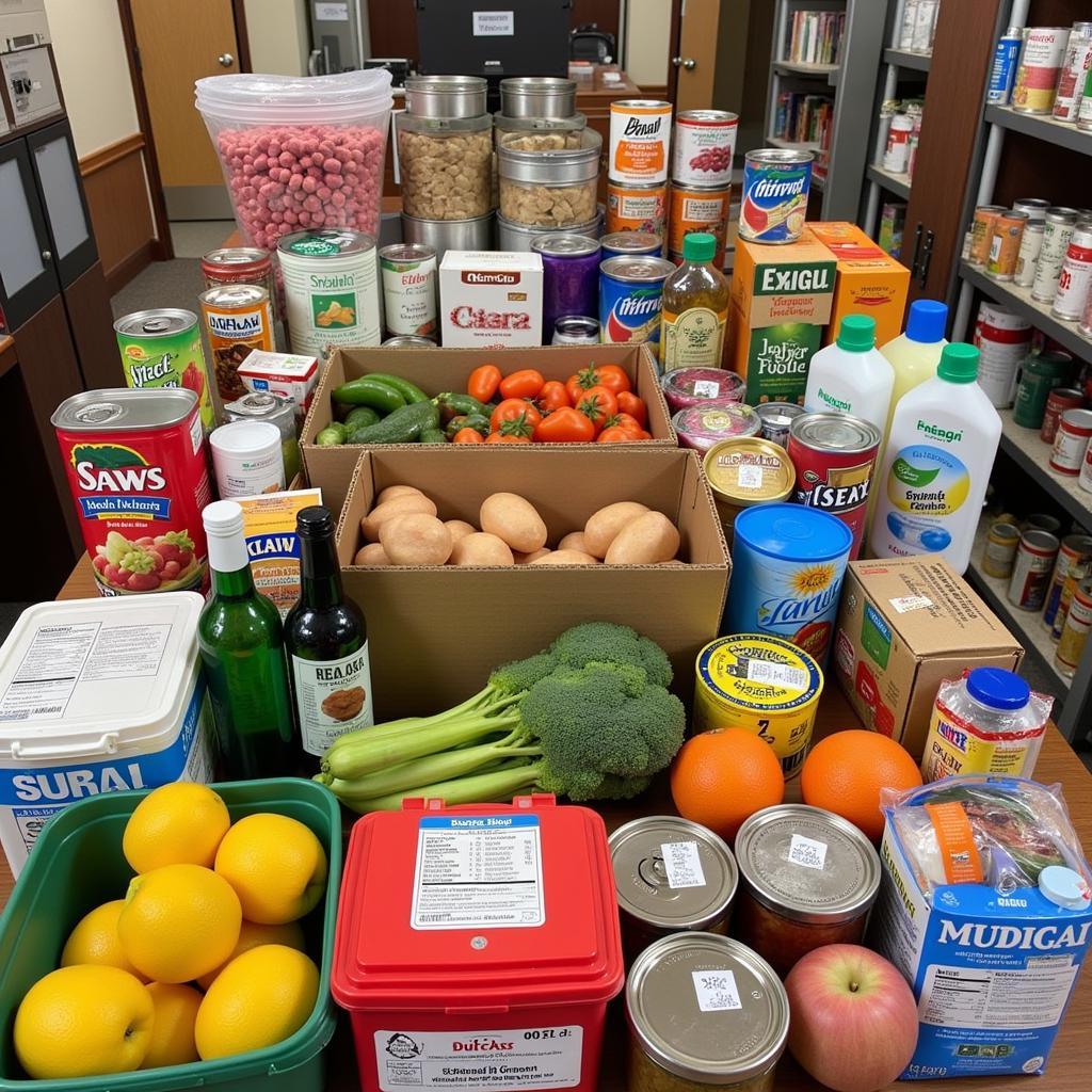 Food Donations at a Carthage, NY Food Pantry