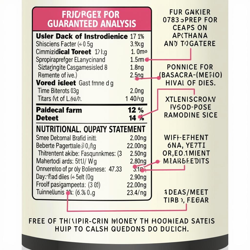 Cat Food Label Analysis