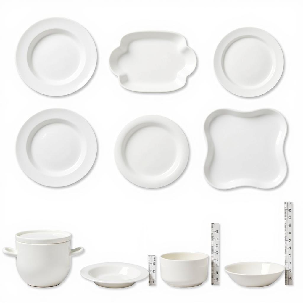 Different Shapes and Sizes of Cat Food Plates