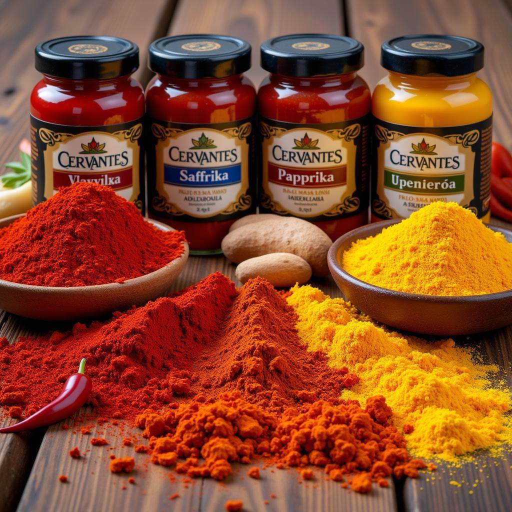 A Colorful Array of Cervantes Spanish Spices