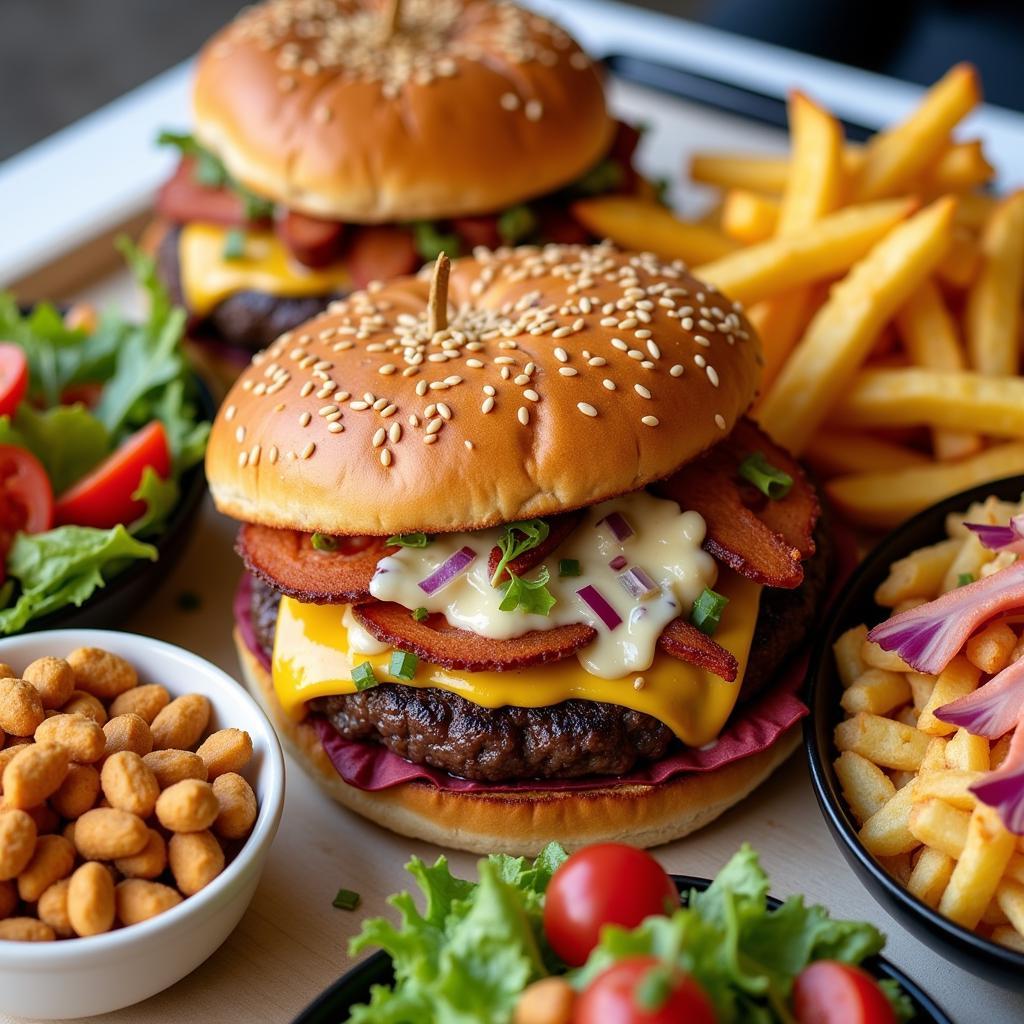 Close-Up of Chaddies Food Truck Menu Items