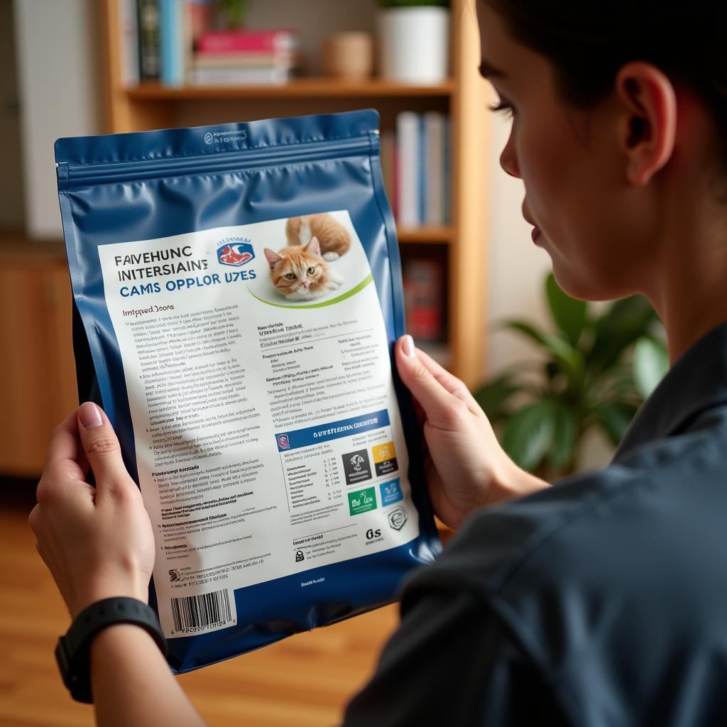 Analyzing a Champion Cat Food Label