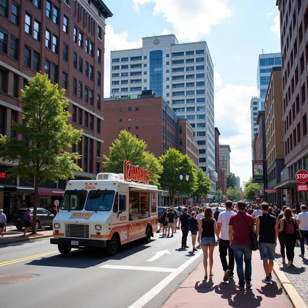 Ideal Food Truck Location in Charlotte